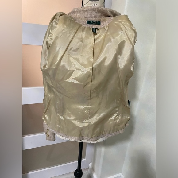 Lauren Ralph Lauren Beige Women's Jacket EUC - Picture 6 of 6